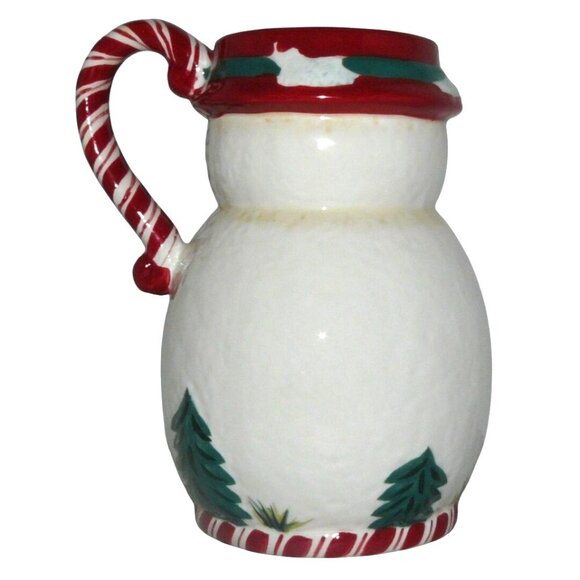 Jolly Ol' Snowy 3 Figural Snowmen Mugs 24 Oz Ceramic by Tracy Holiday Winter - Picture 4 of 8
